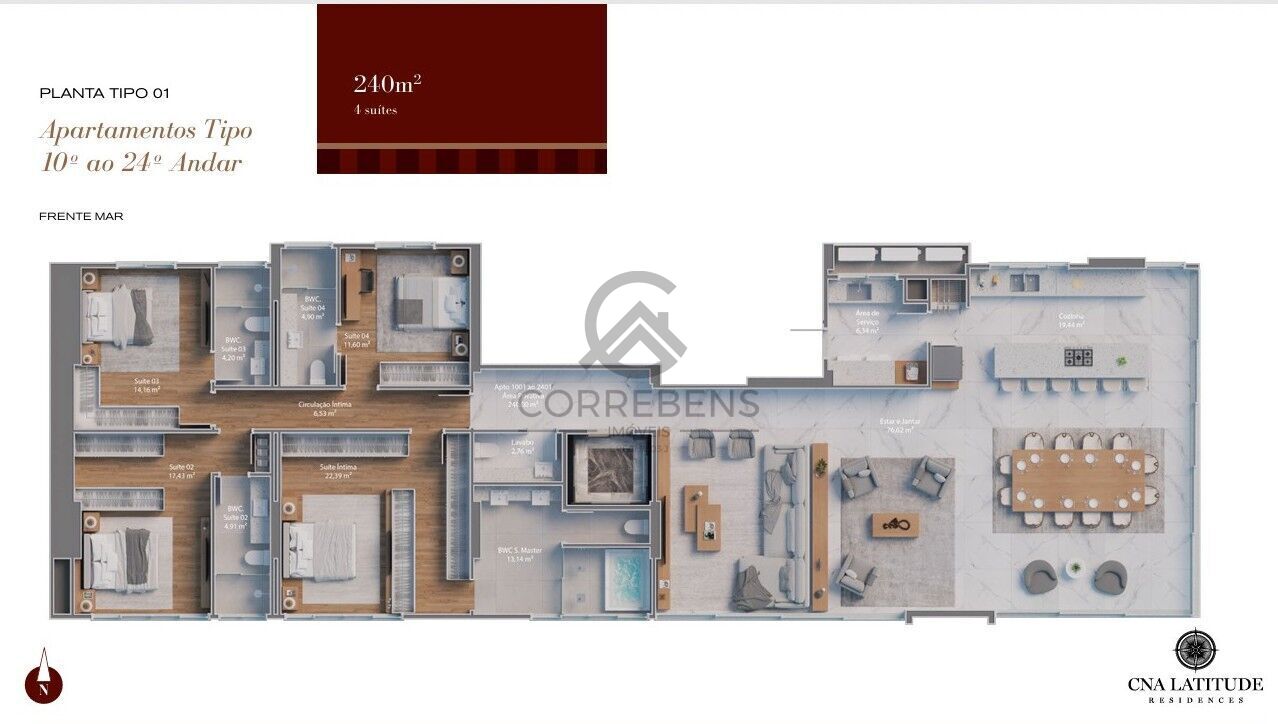 Apartamento, 4 quartos, 205 m² - Foto 21
