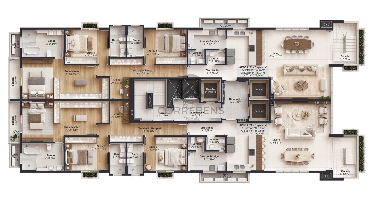 Cobertura, 3 quartos, 373 m² - Foto 22