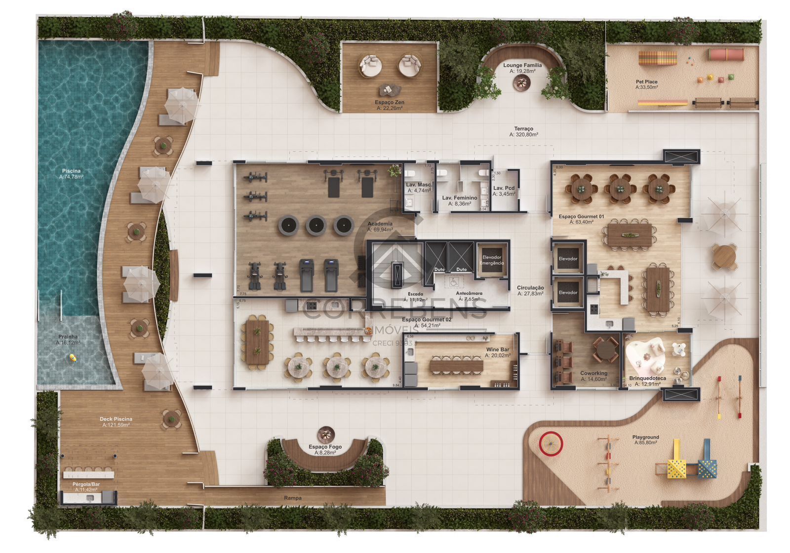 Cobertura, 3 quartos, 373 m² - Foto 21