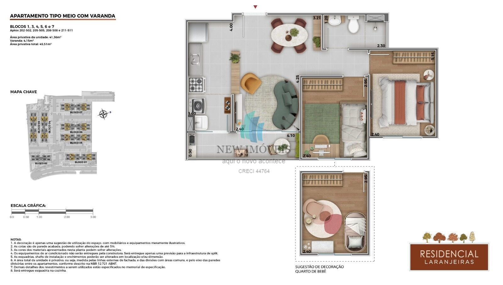 Apartamento, 2 quartos, 45 m² - Foto 23