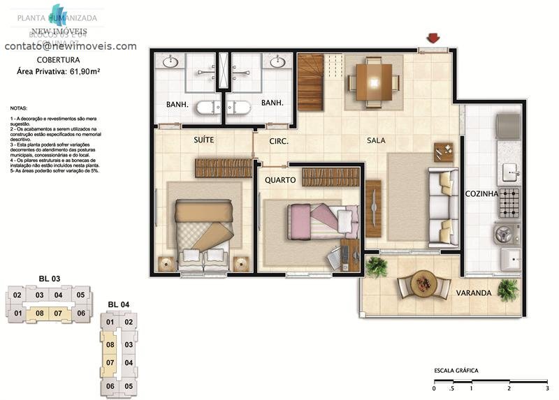 Apartamento à venda com 2 quartos, 133m² - Foto 19