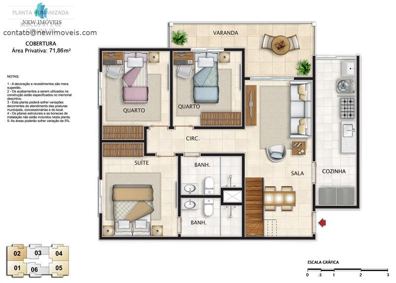 Apartamento à venda com 2 quartos, 133m² - Foto 16