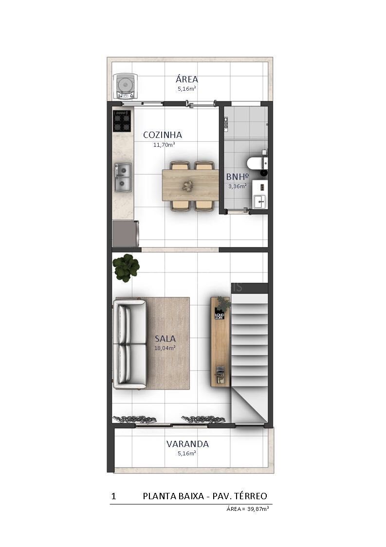 Sobrado, 2 quartos, 90 m² - Foto 5