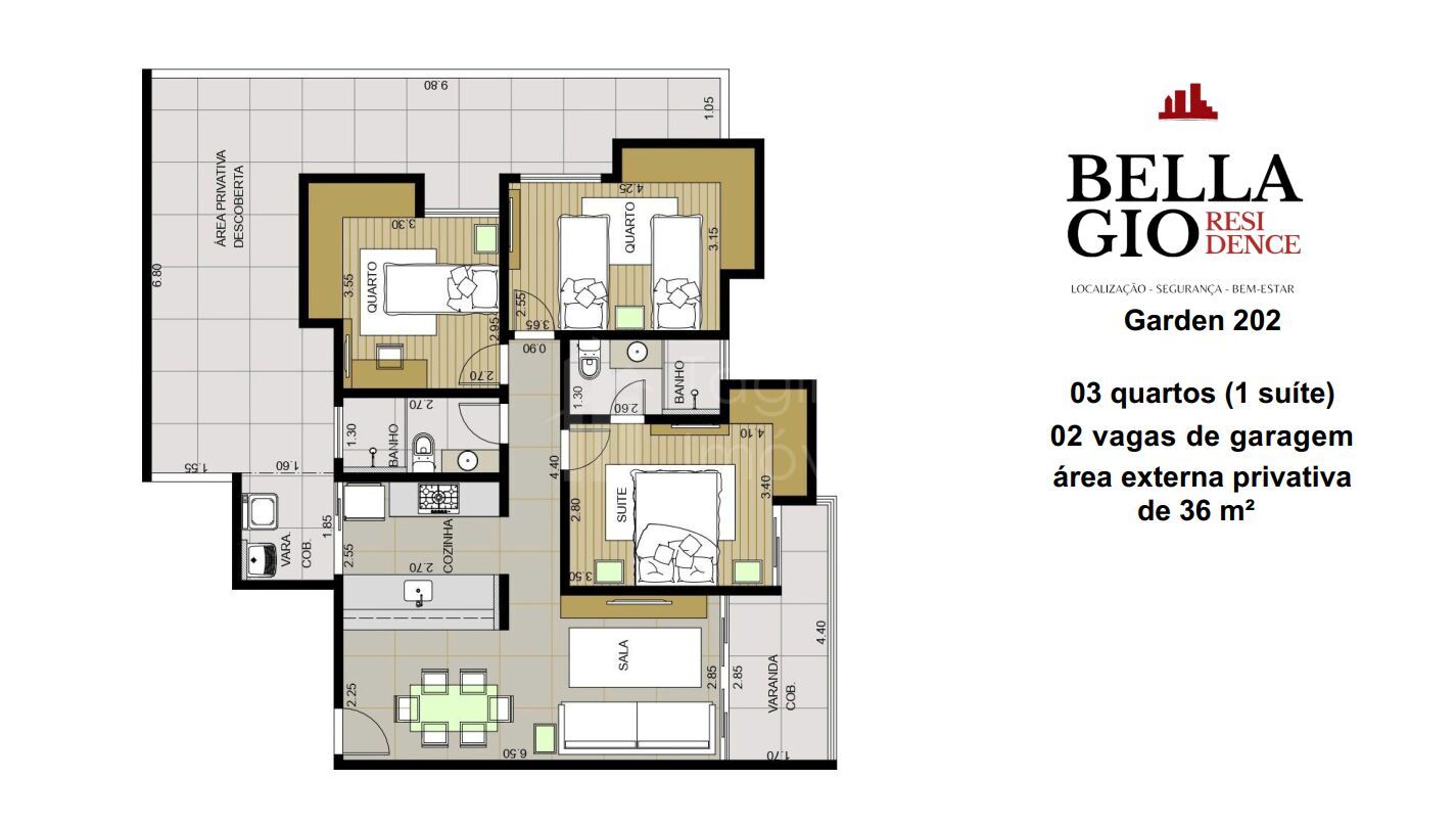 Apartamento, 3 quartos, 124 m² - Foto 14