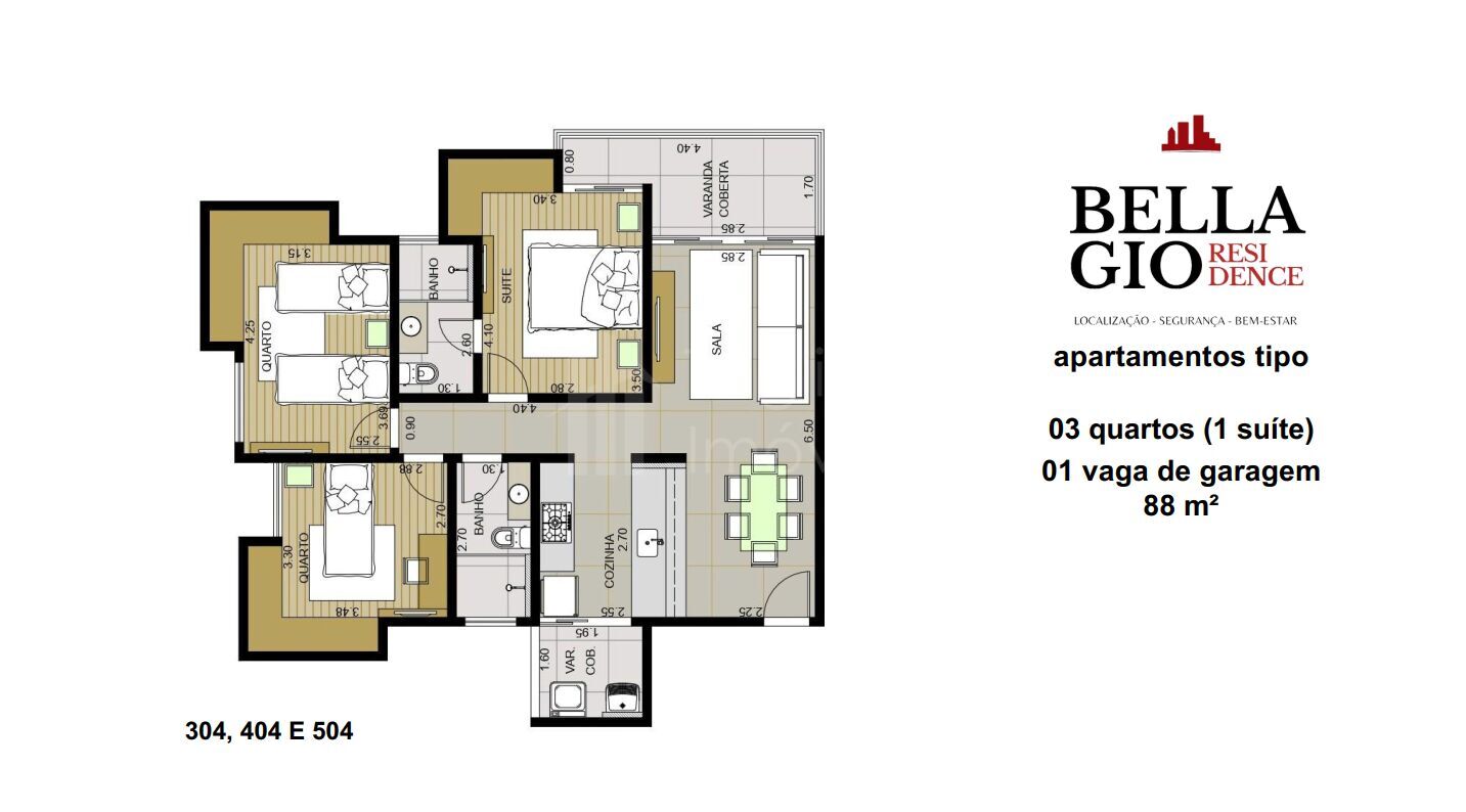 Apartamento, 3 quartos, 88 m² - Foto 14