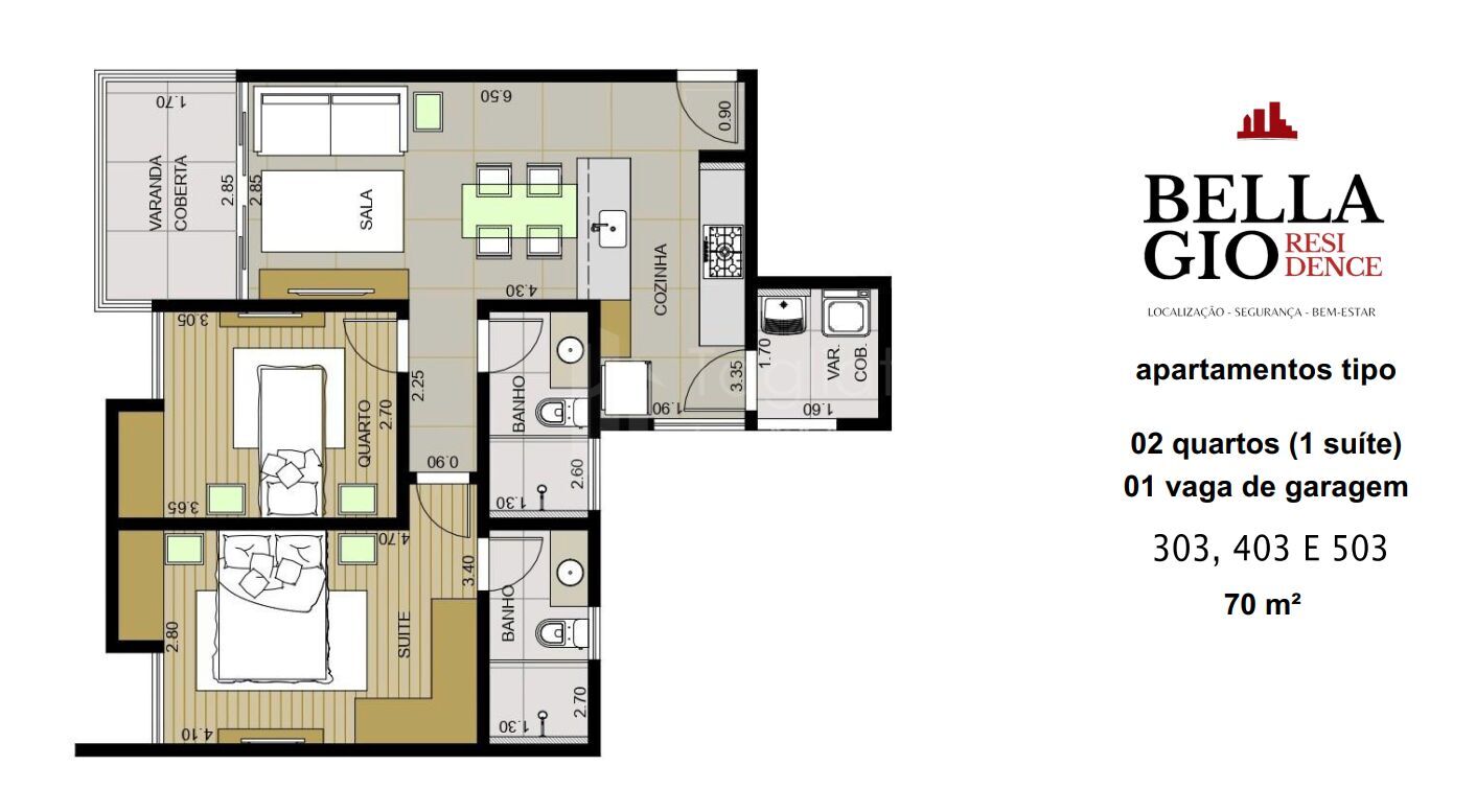 Apartamento, 2 quartos, 70 m² - Foto 13
