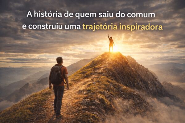 A história de quem saiu do comum e construiu uma trajetória inspiradora