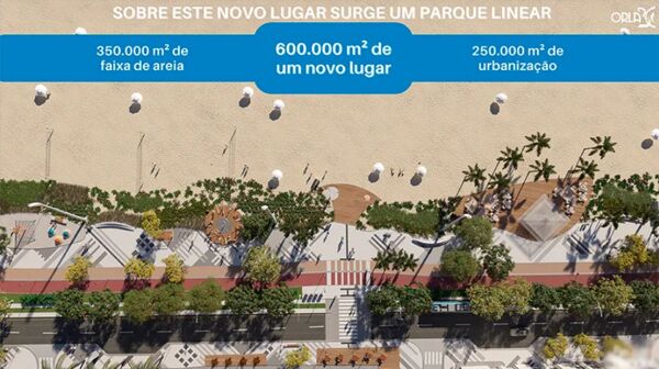 Saiba como estão as obras da praia central