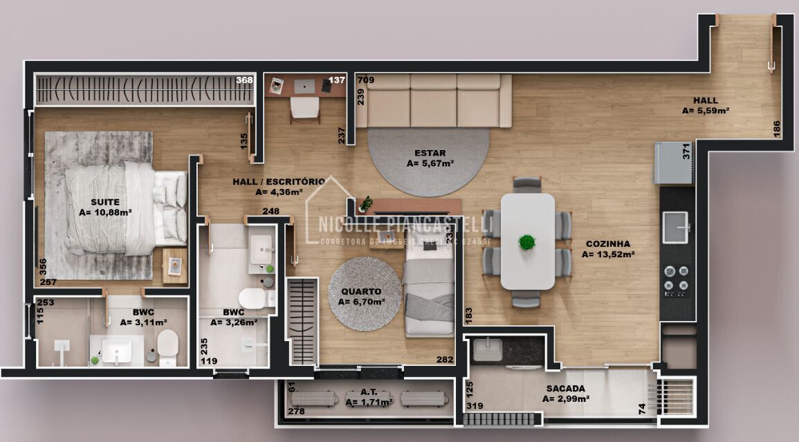 Apartamento, 2 quartos, 64 m² - Foto 3