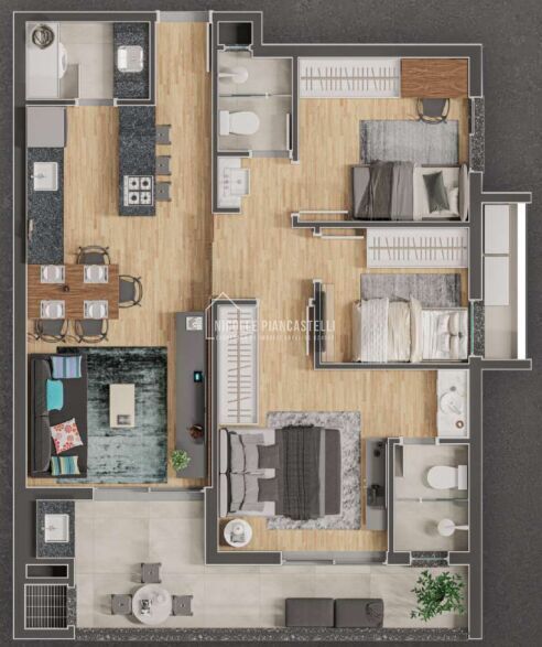 Apartamento, 3 quartos, 76 m² - Foto 13