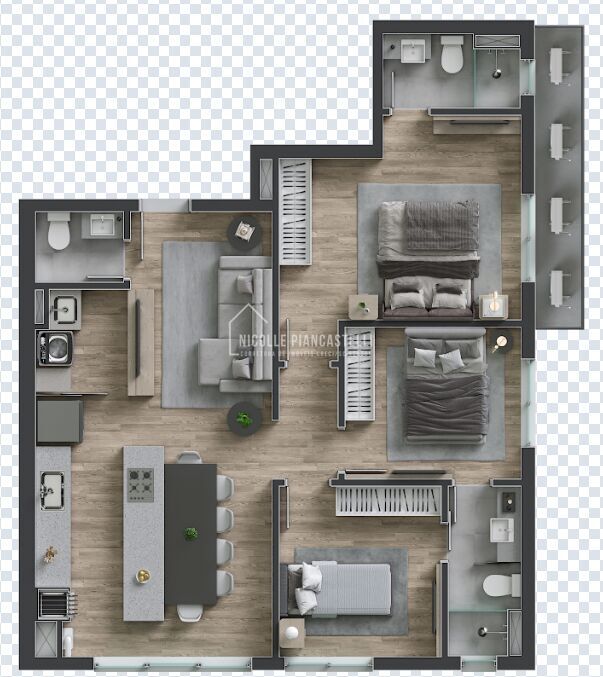 Apartamento, 3 quartos, 84 m² - Foto 7