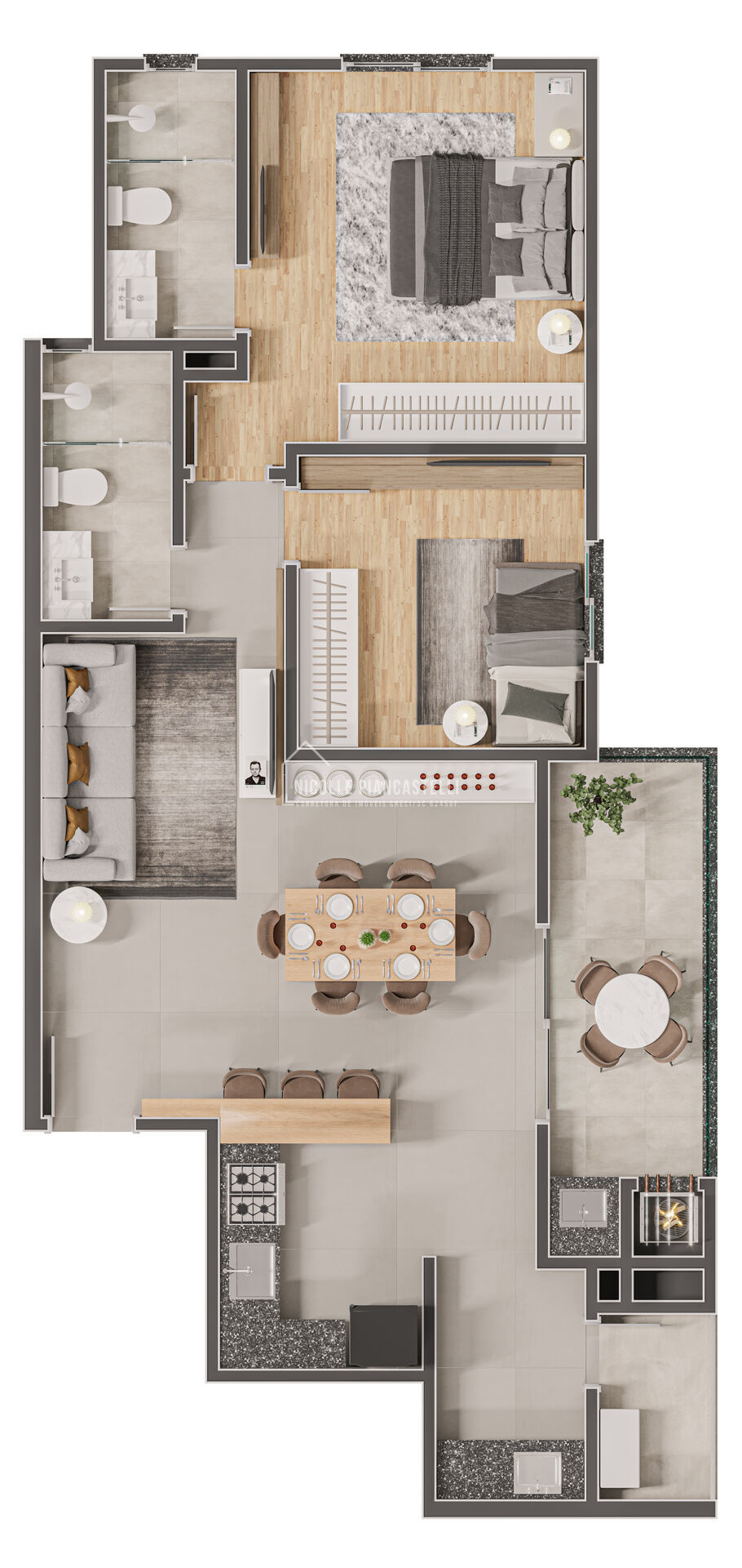 Apartamento, 2 quartos, 83 m² - Foto 6