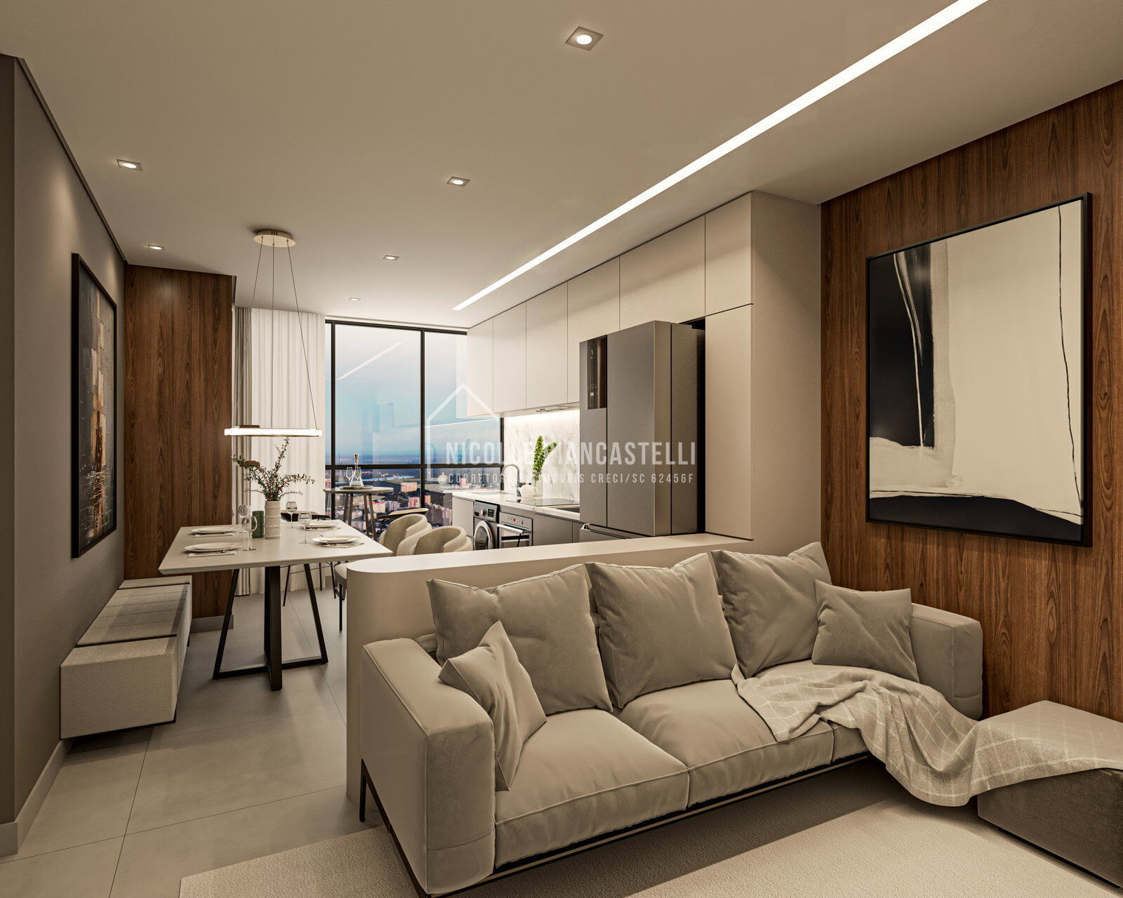 Apartamento, 2 quartos, 50 m² - Foto 1
