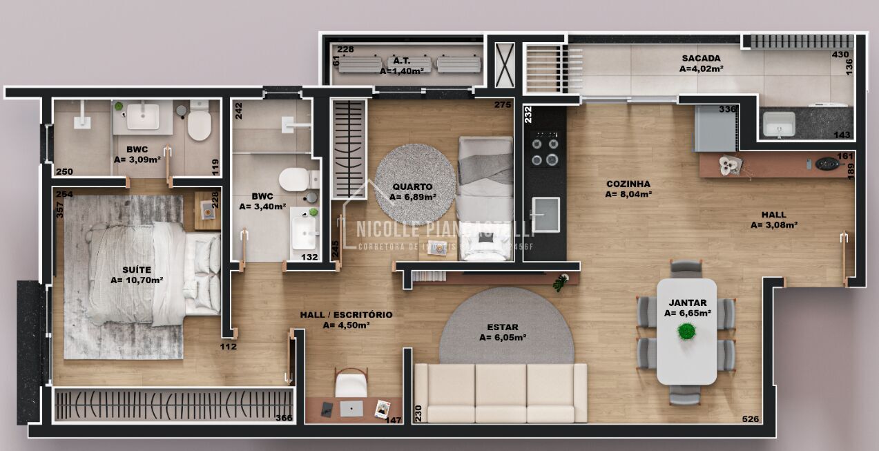Apartamento, 2 quartos, 65 m² - Foto 3