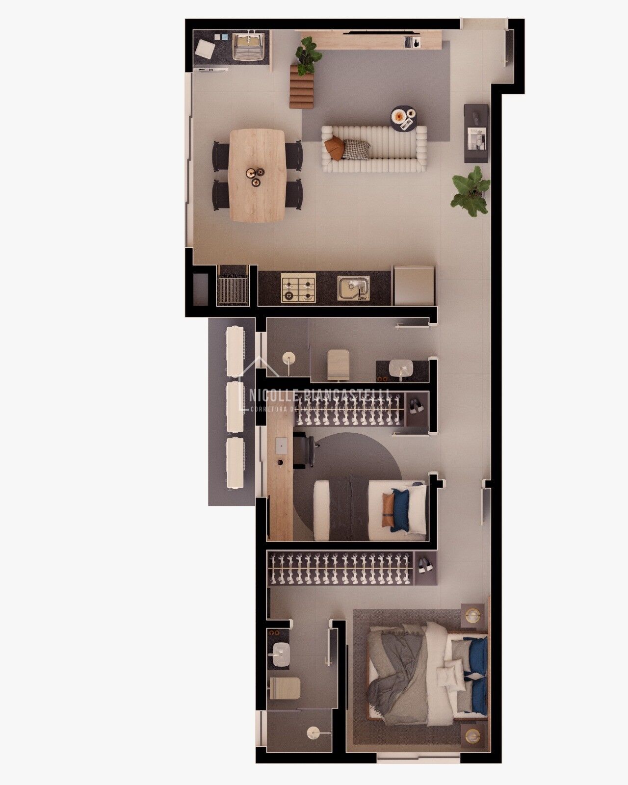 Apartamento, 2 quartos, 58 m² - Foto 9