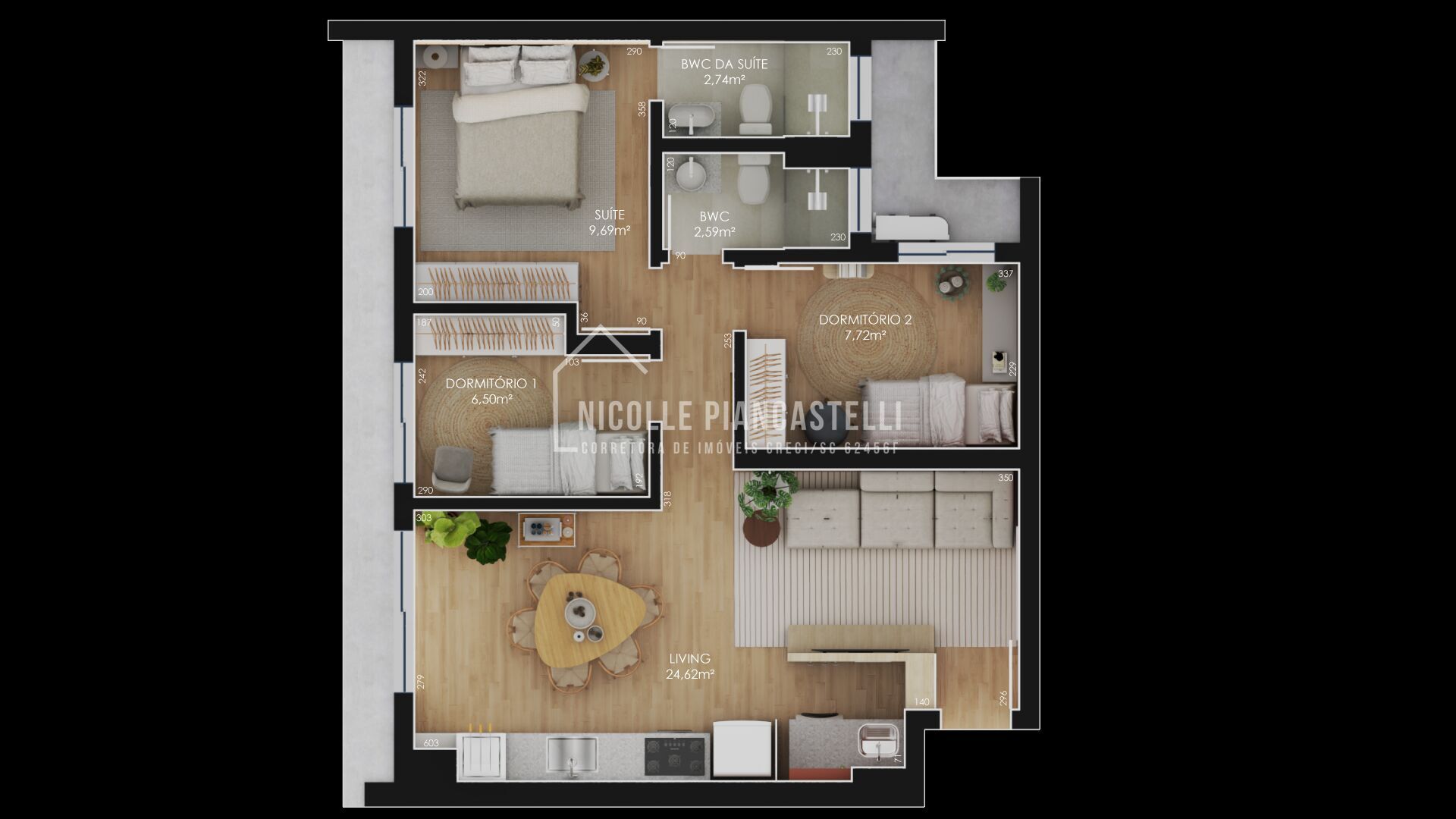 Apartamento, 3 quartos, 73 m² - Foto 11
