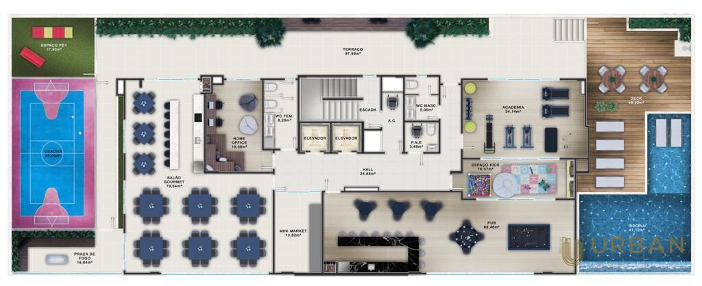 Apartamento à venda com 2 quartos, 64m² - Foto 19