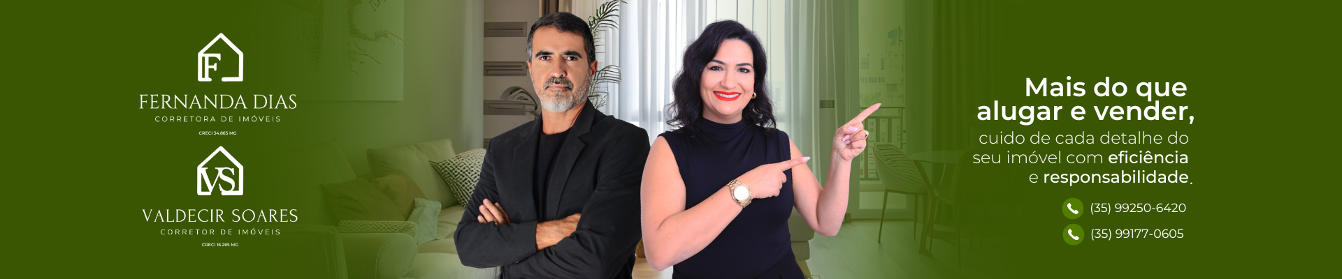 Fernanda Dias e Valdecir Soares