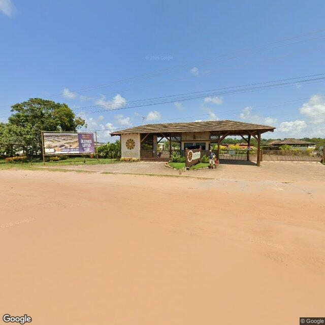 Imagem estática do "Street View" da localização