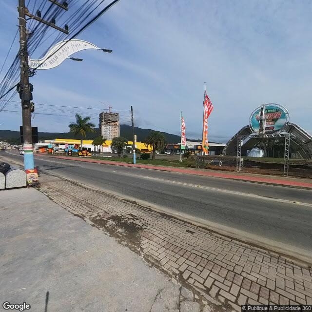 Imagem estática do "Street View" da localização