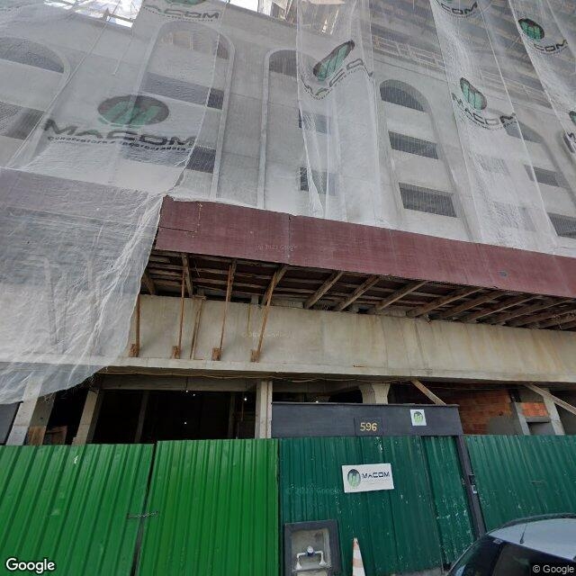 Imagem estática do "Street View" da localização