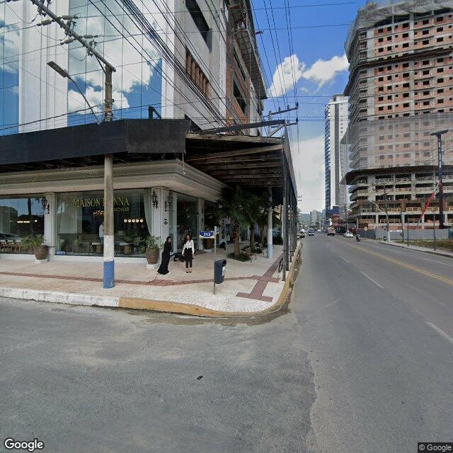 Imagem estática do "Street View" da localização