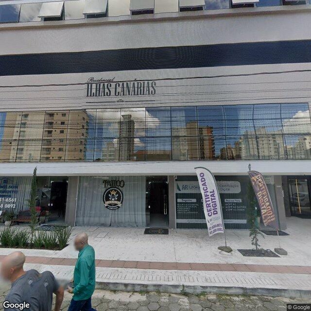 Imagem estática do "Street View" da localização