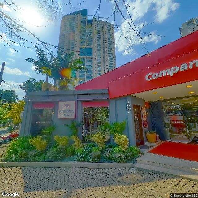 Imagem estática do "Street View" da localização