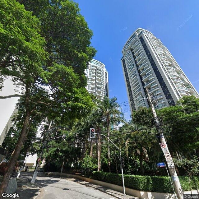 Imagem estática do "Street View" da localização