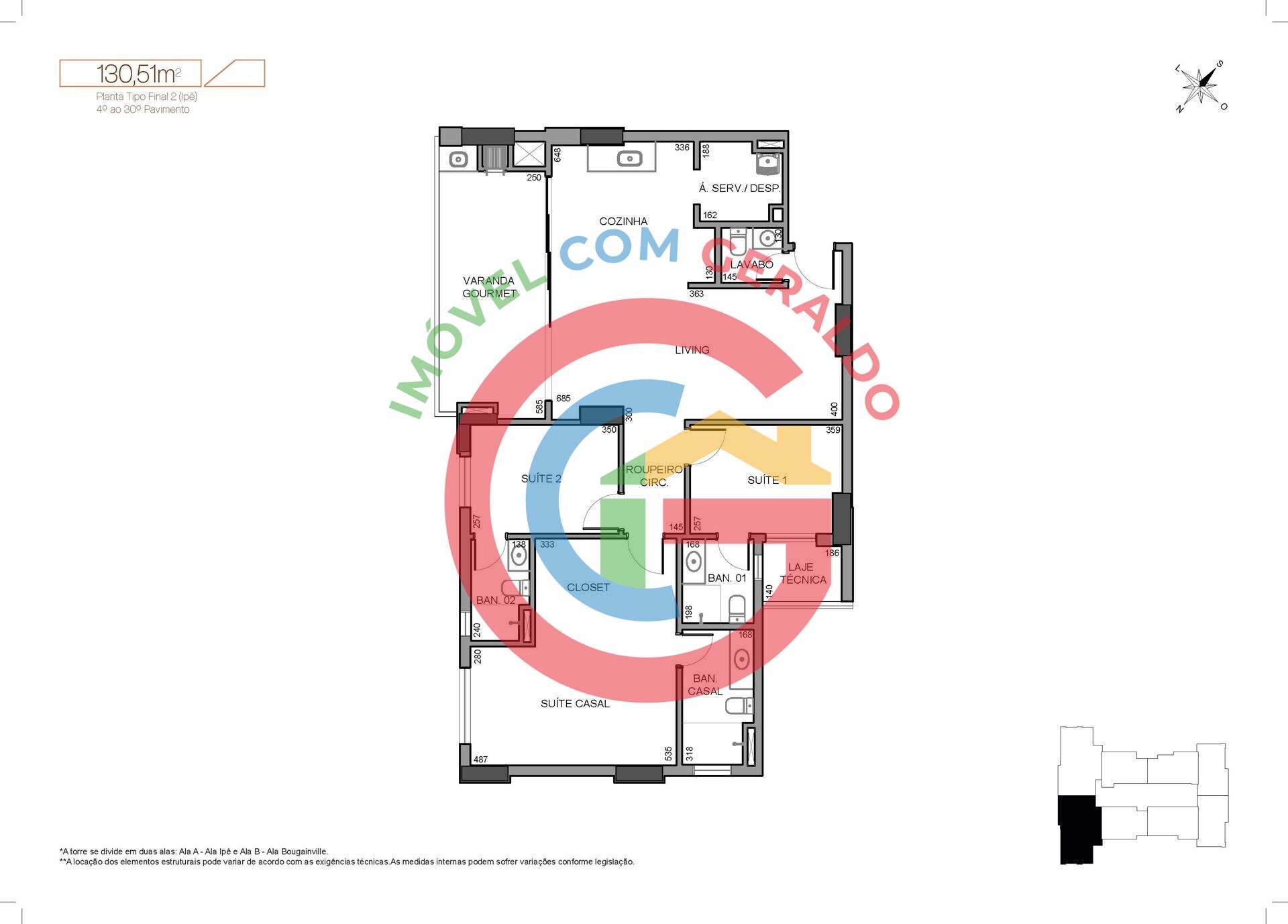 Apartamento, 3 quartos, 130 m² - Foto 33