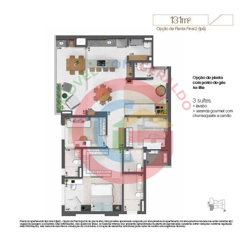 Apartamento, 3 quartos, 130 m² - Foto 32