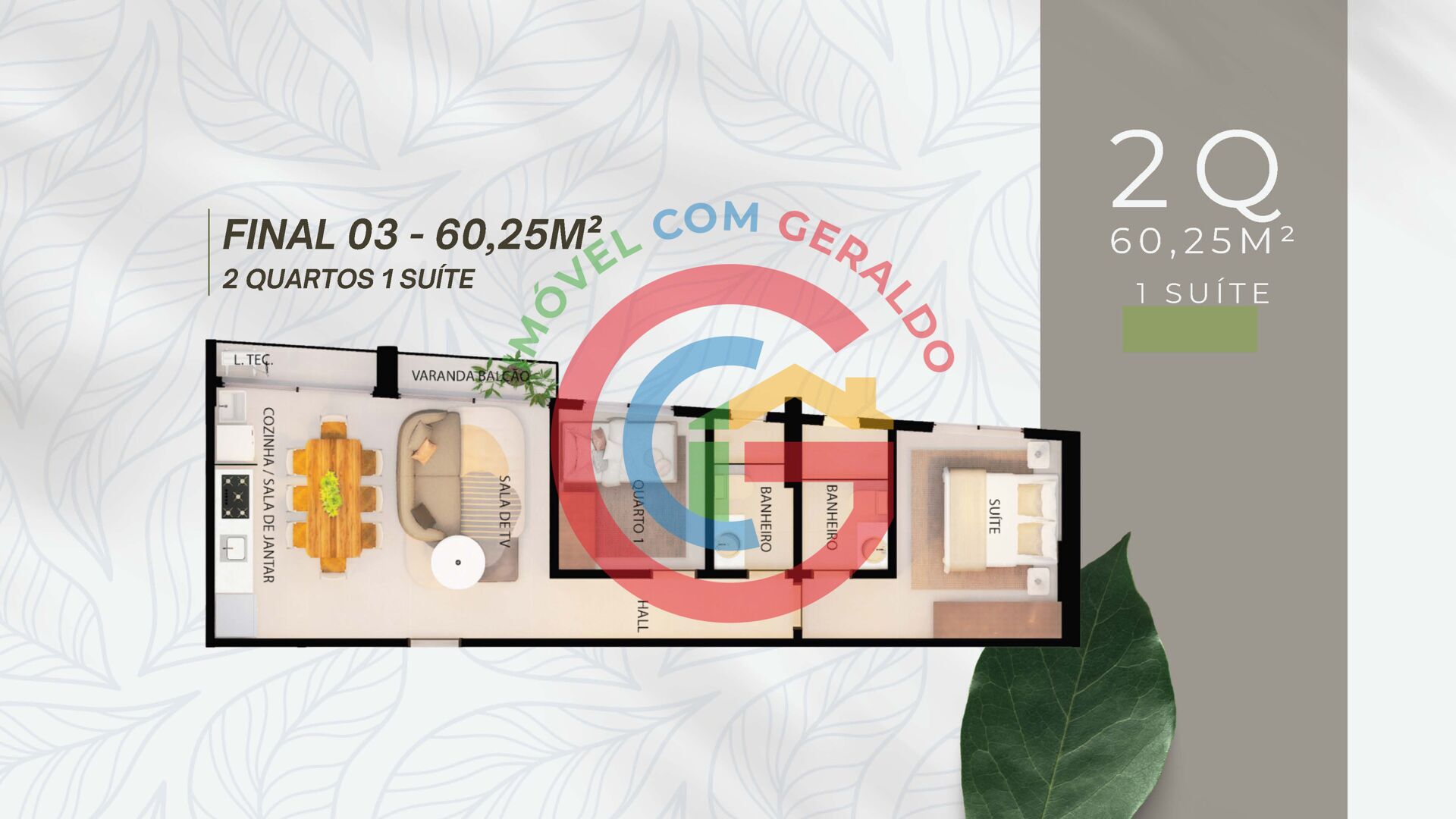 Apartamento, 2 quartos, 60 m² - Foto 7