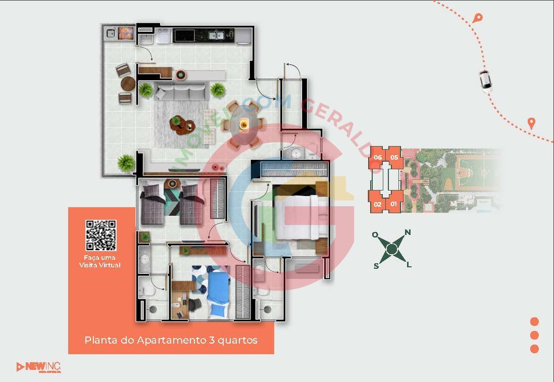 Apartamento, 3 quartos, 88 m² - Foto 34