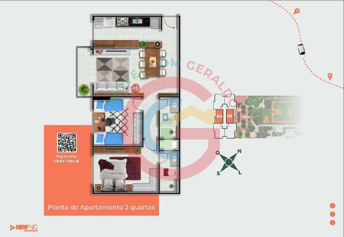 Apartamento, 2 quartos, 64 m² - Foto 34