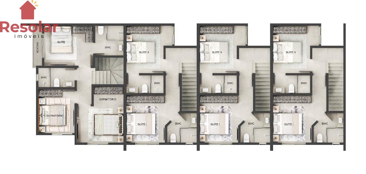 Casa, 2 quartos, 70 m² - Foto 9