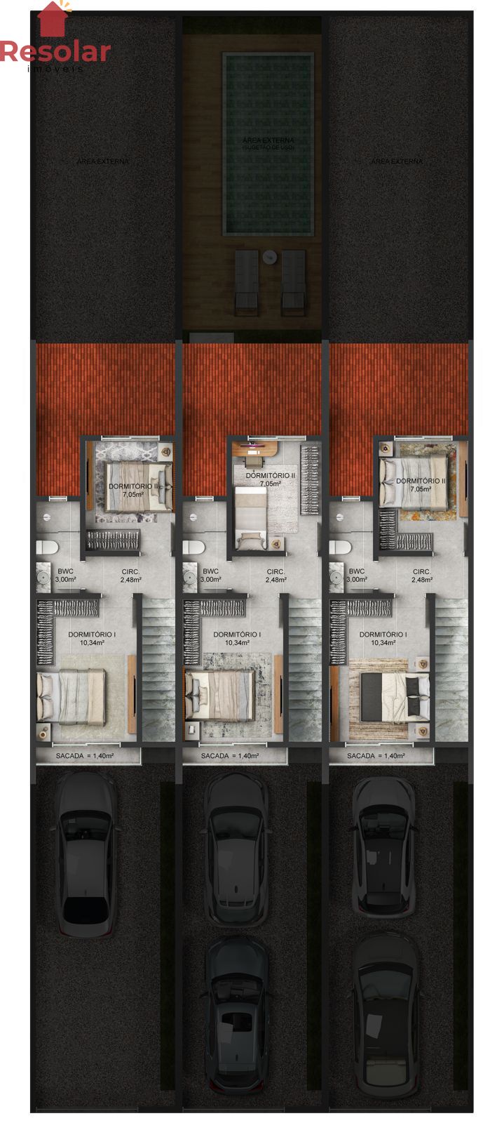 Casa, 2 quartos, 74 m² - Foto 8