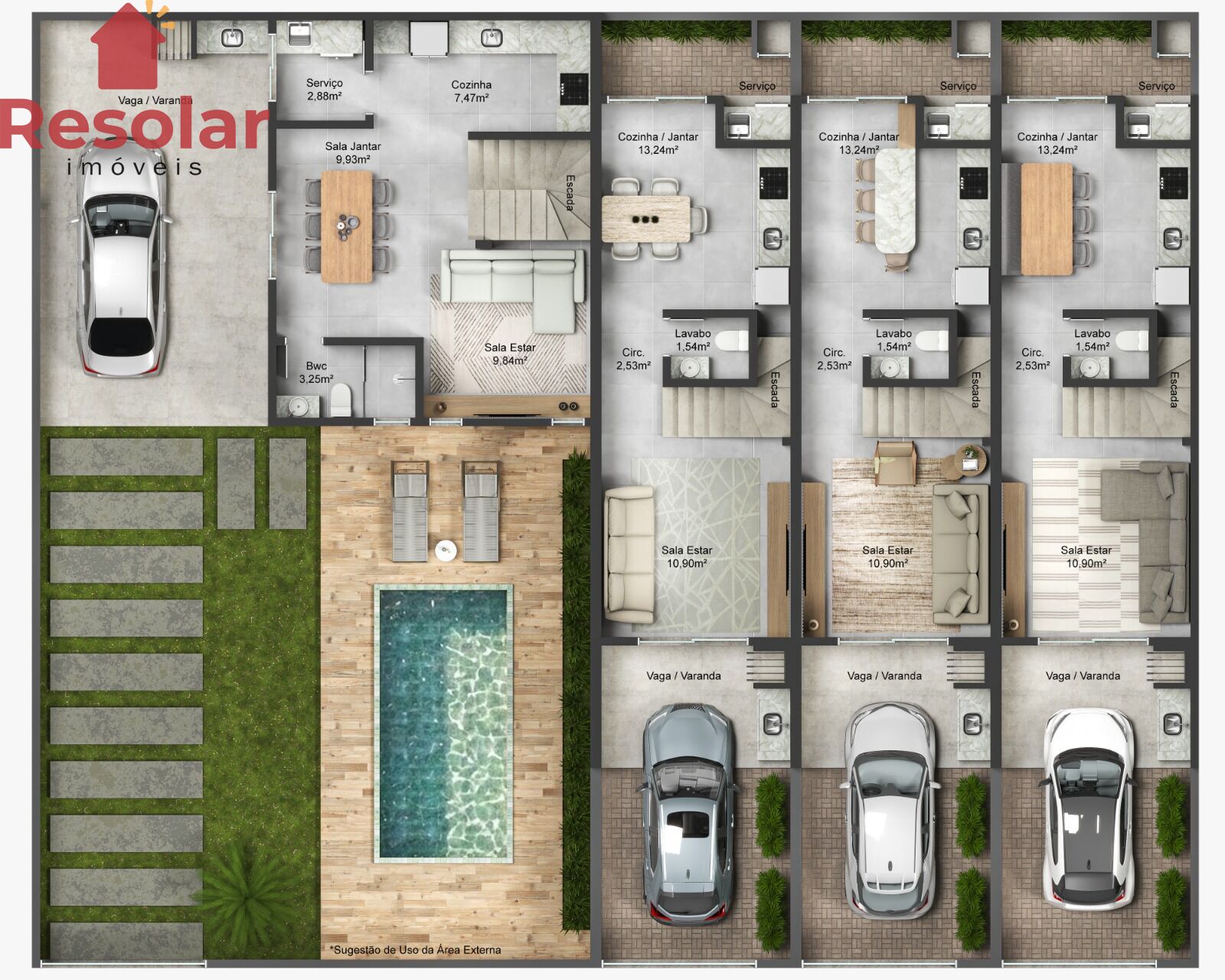 Casa, 2 quartos, 73 m² - Foto 12