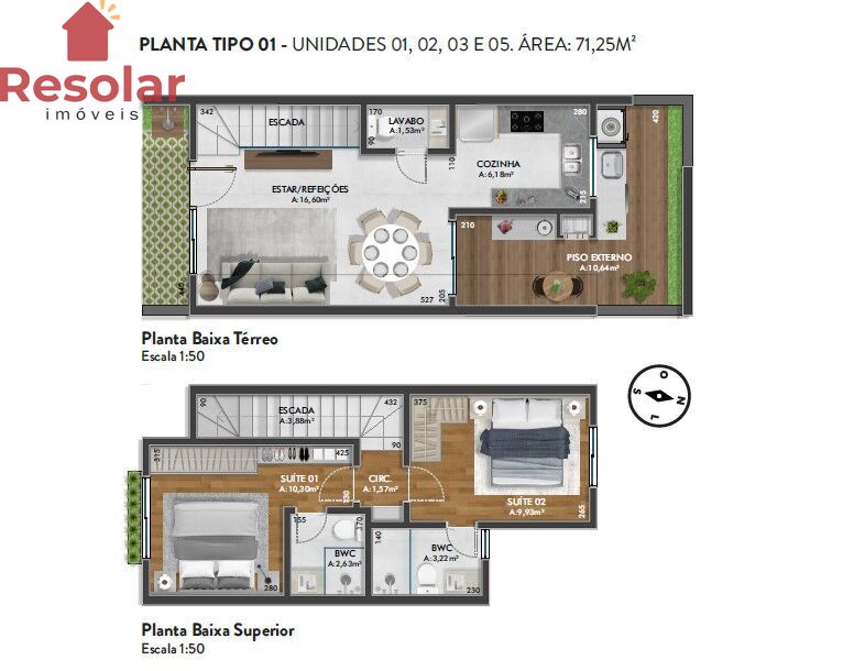 Casa, 2 quartos, 71 m² - Foto 18