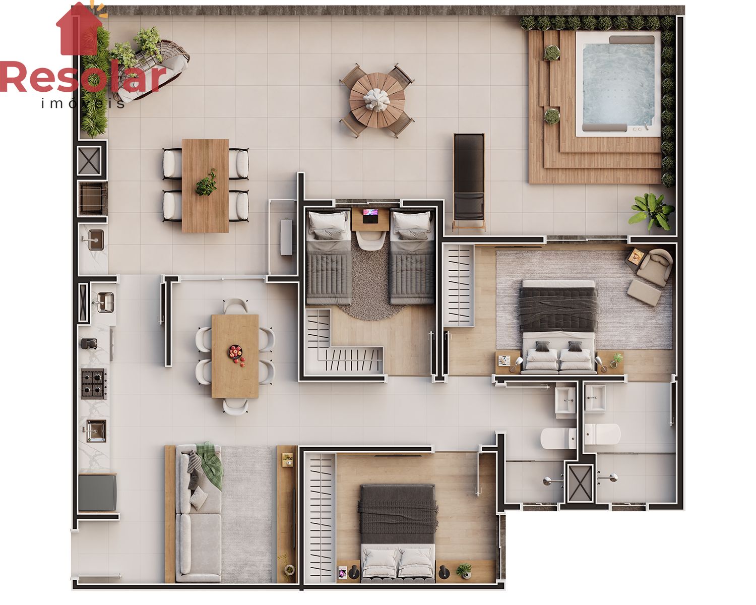 Apartamento, 3 quartos, 83 m² - Foto 34