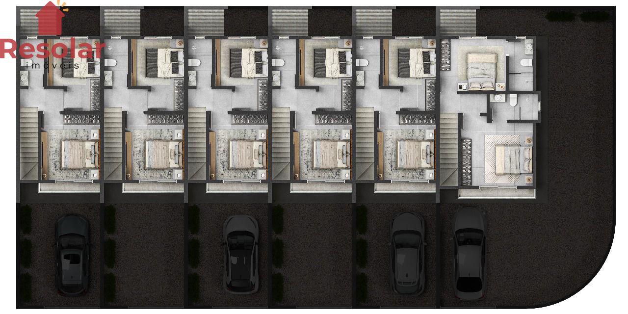 Sobrado, 2 quartos, 65 m² - Foto 9