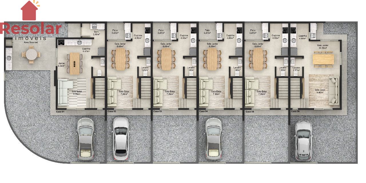 Sobrado, 2 quartos, 65 m² - Foto 8