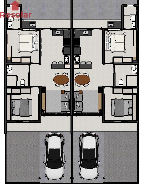 Casa à venda com 2 quartos, 54m² - Foto 2