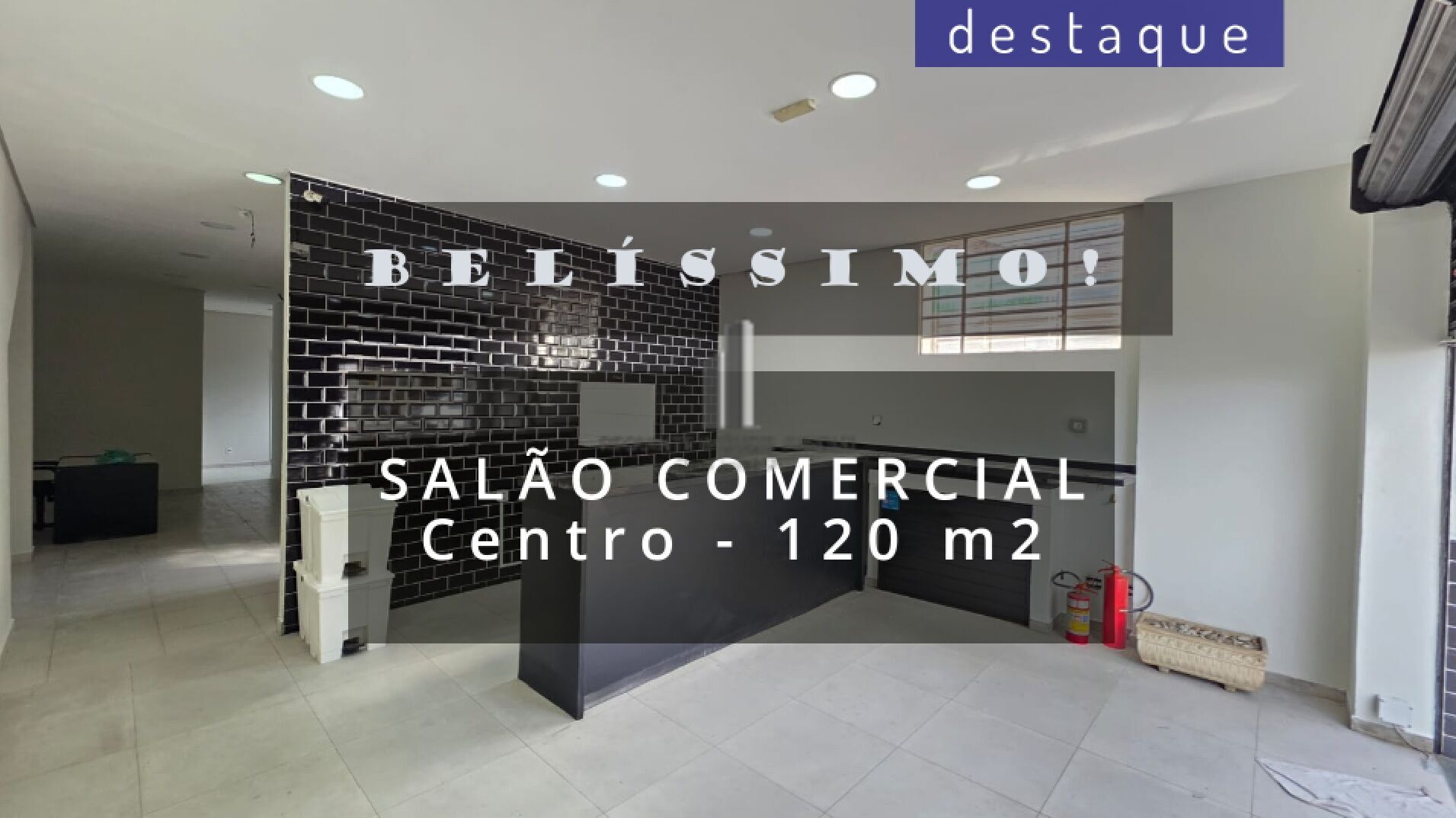 Loja-Salão para alugar, 120m² - Foto 1