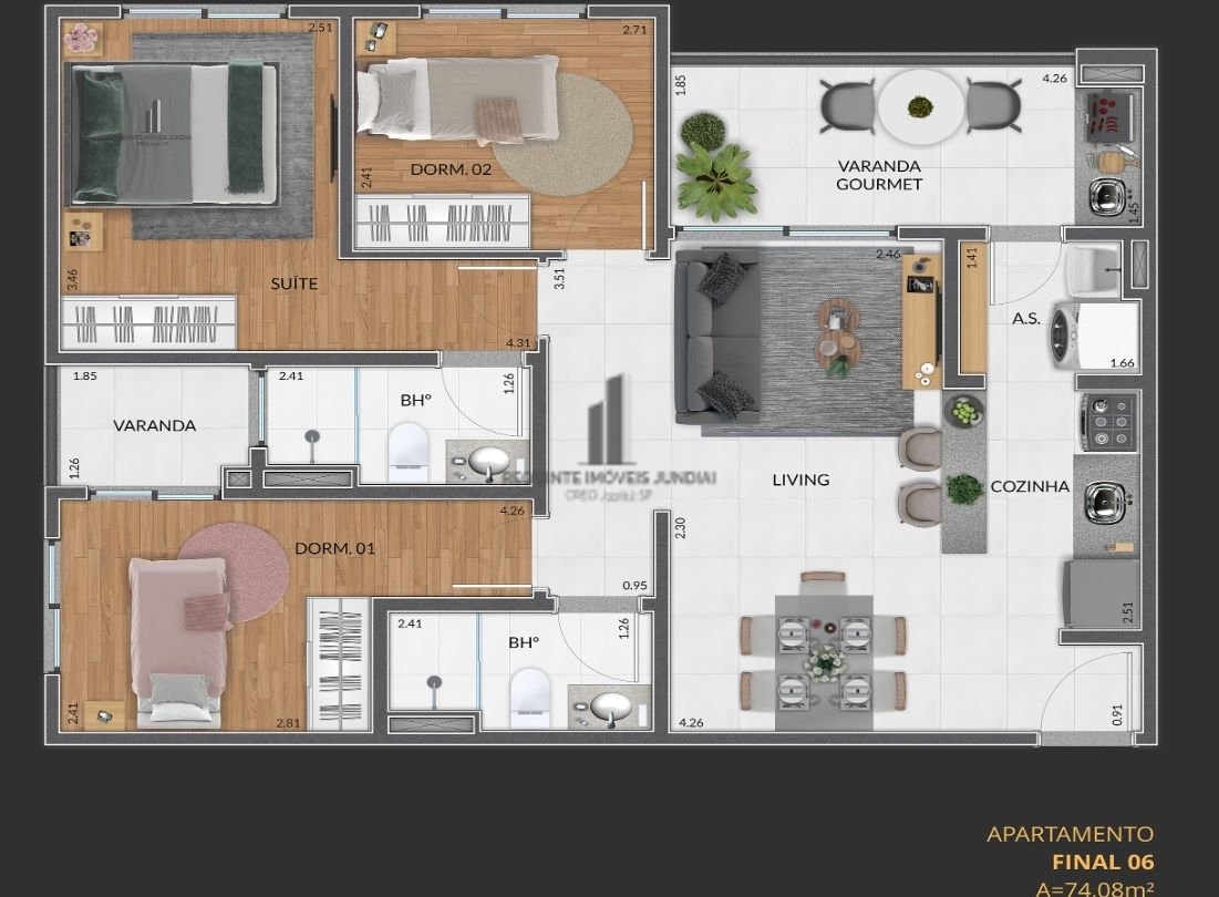 Apartamento, 2 quartos, 64 m² - Foto 26