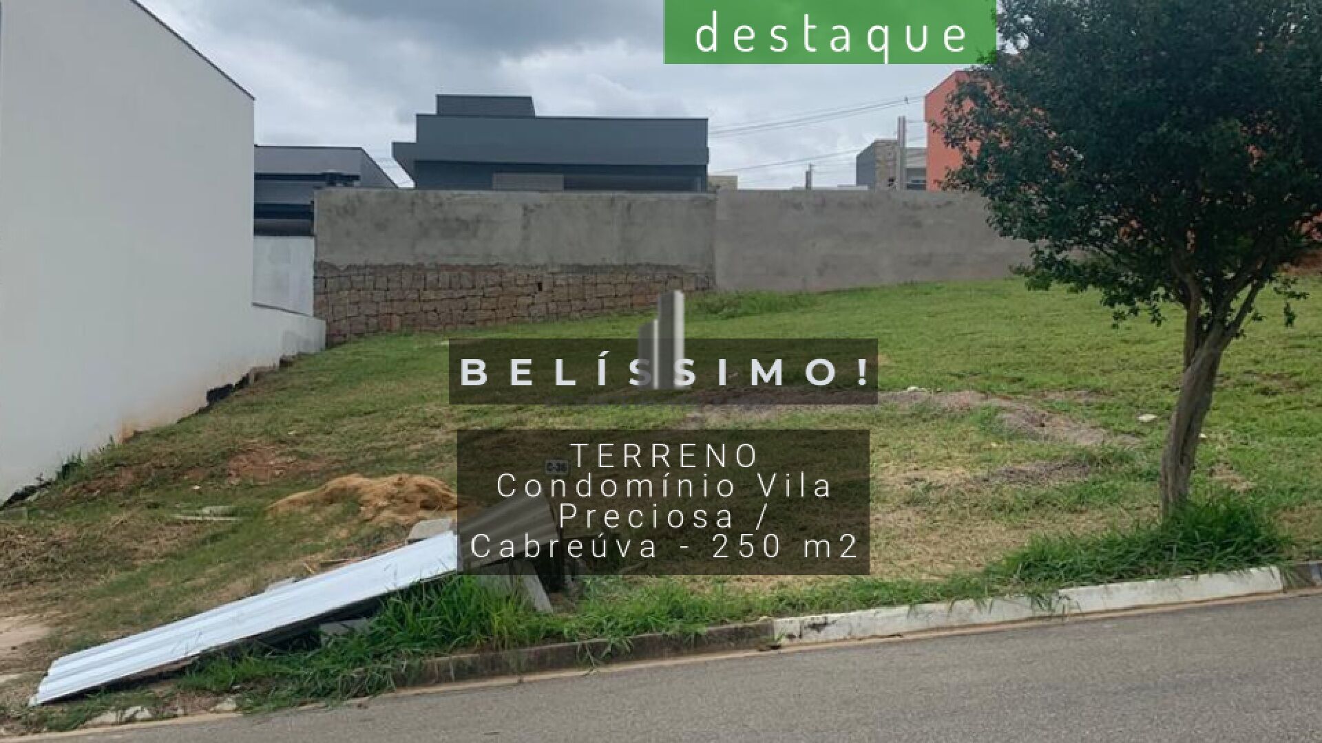 Terreno à venda, 250m² - Foto 1