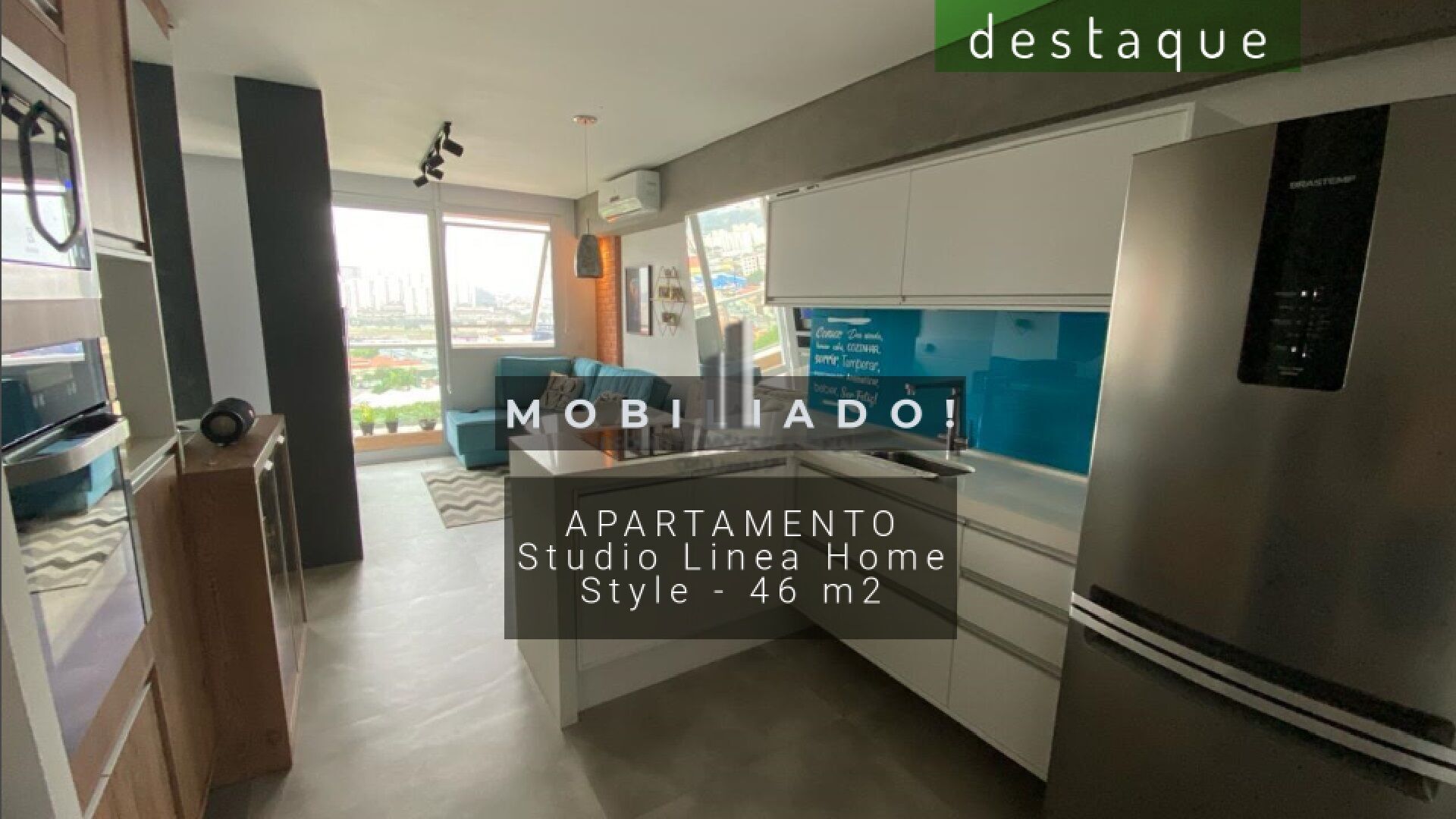 Apartamento à venda com 1 quarto, 46m² - Foto 1