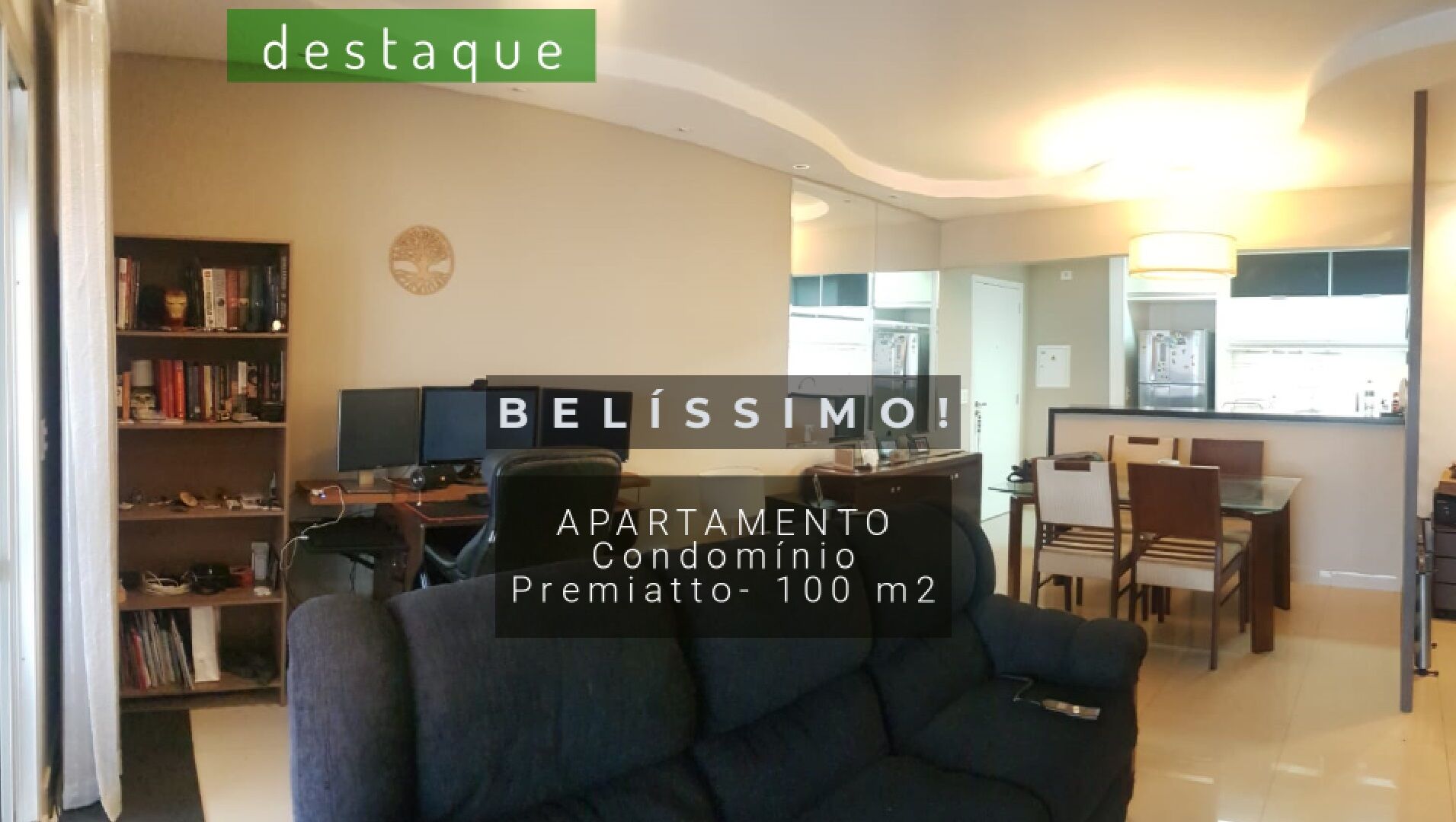 Apartamento à venda com 2 quartos, 100m² - Foto 1