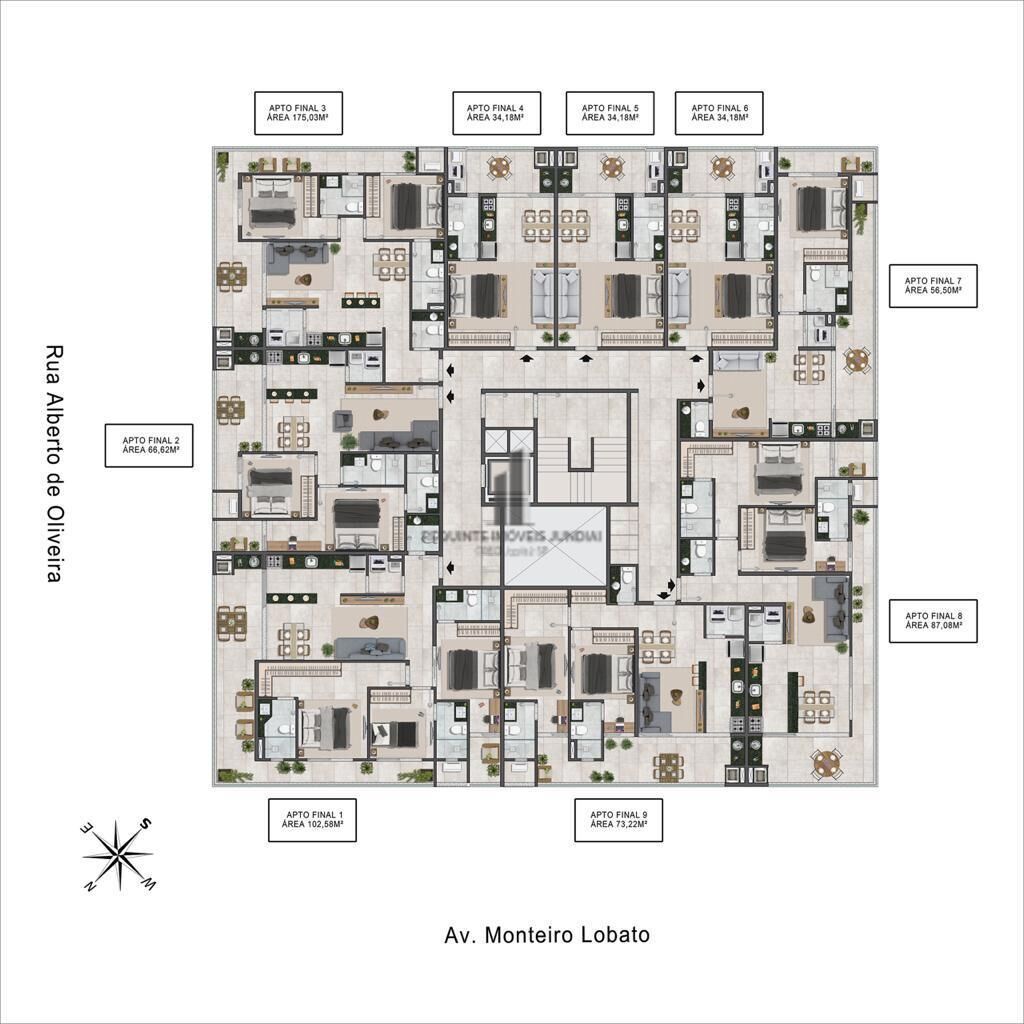 Apartamento, 1 quarto, 34 m² - Foto 12