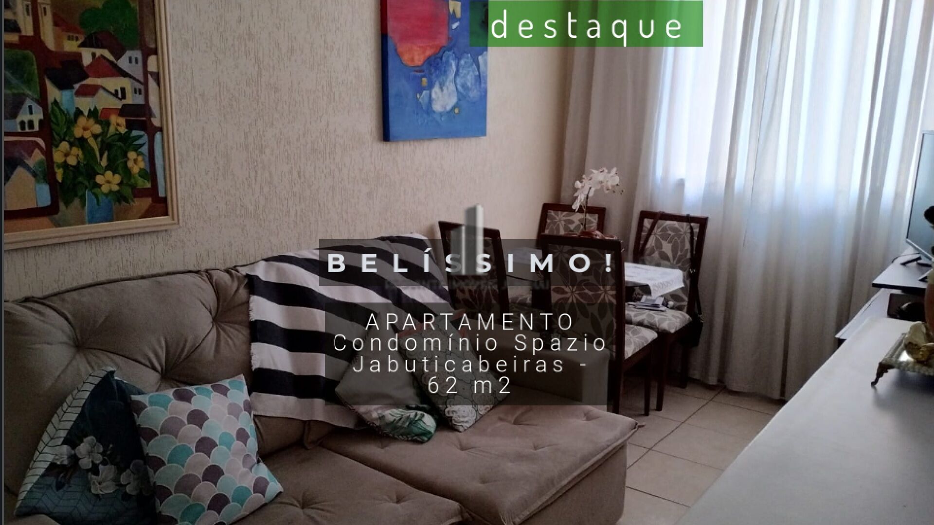 Apartamento à venda com 2 quartos, 62m² - Foto 1