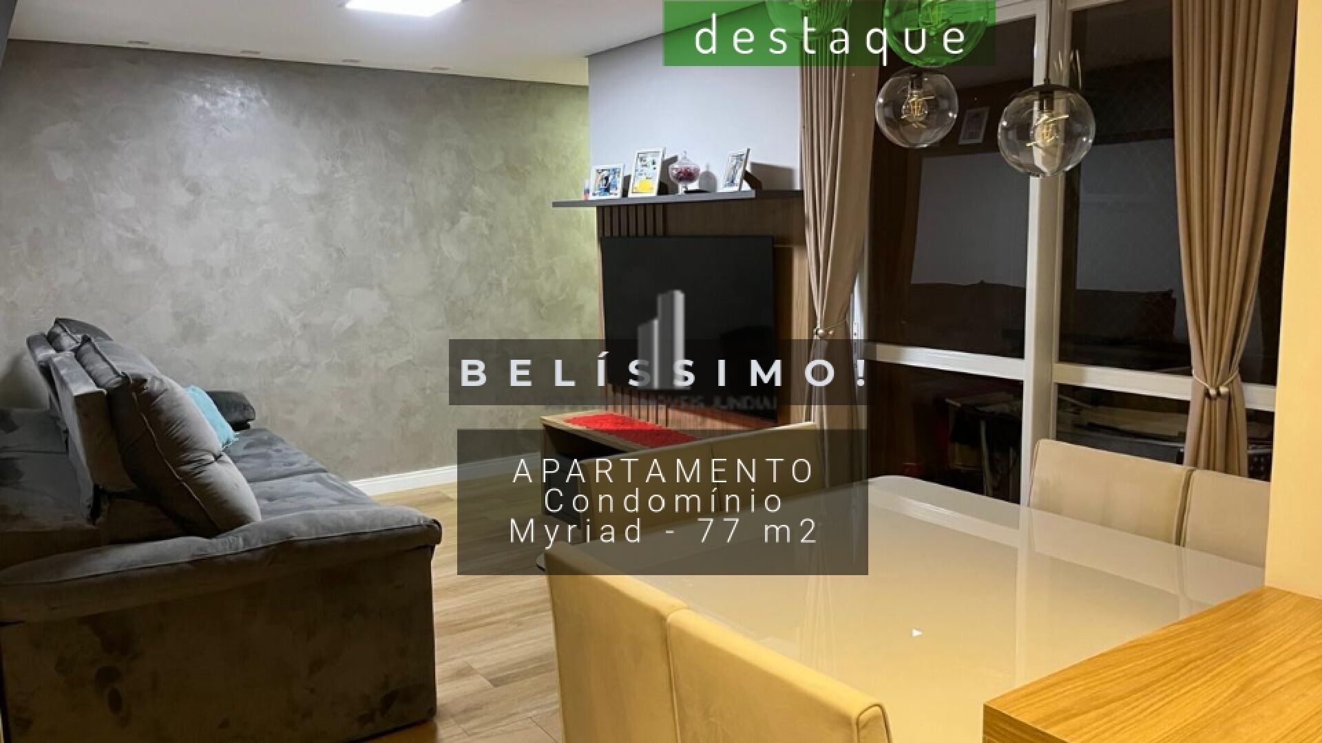 Apartamento à venda com 3 quartos, 77m² - Foto 1